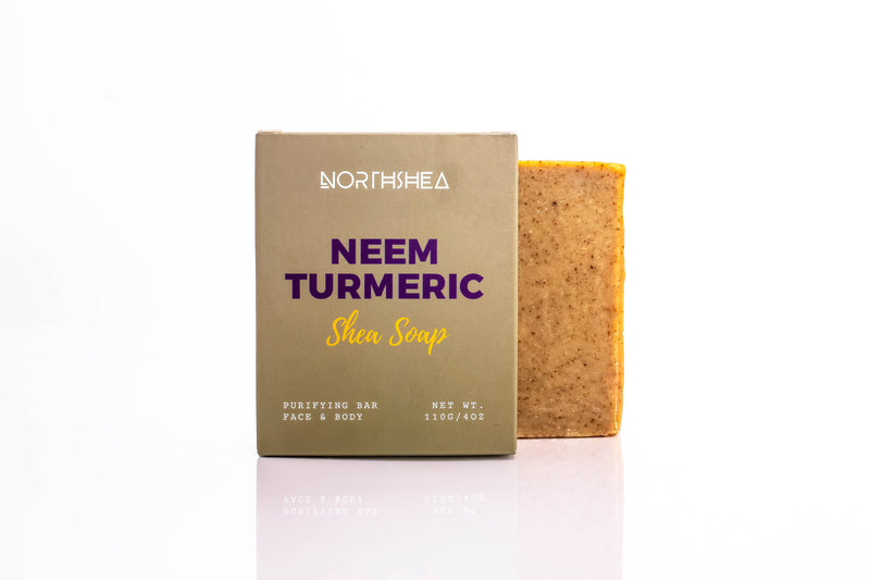 Neem + Turmeric Shea Soap: Purifying Face & Body Bar